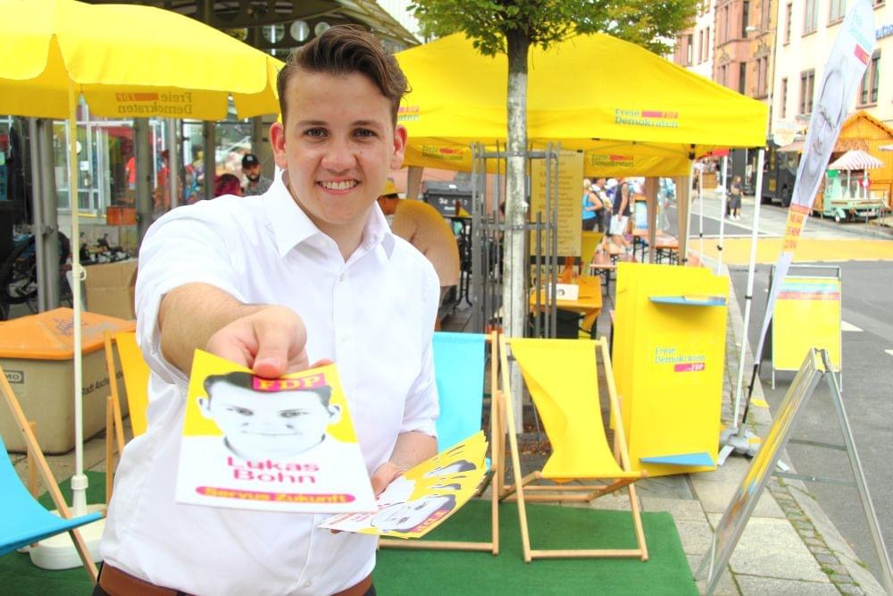 Viele Flyer wurden verteilt