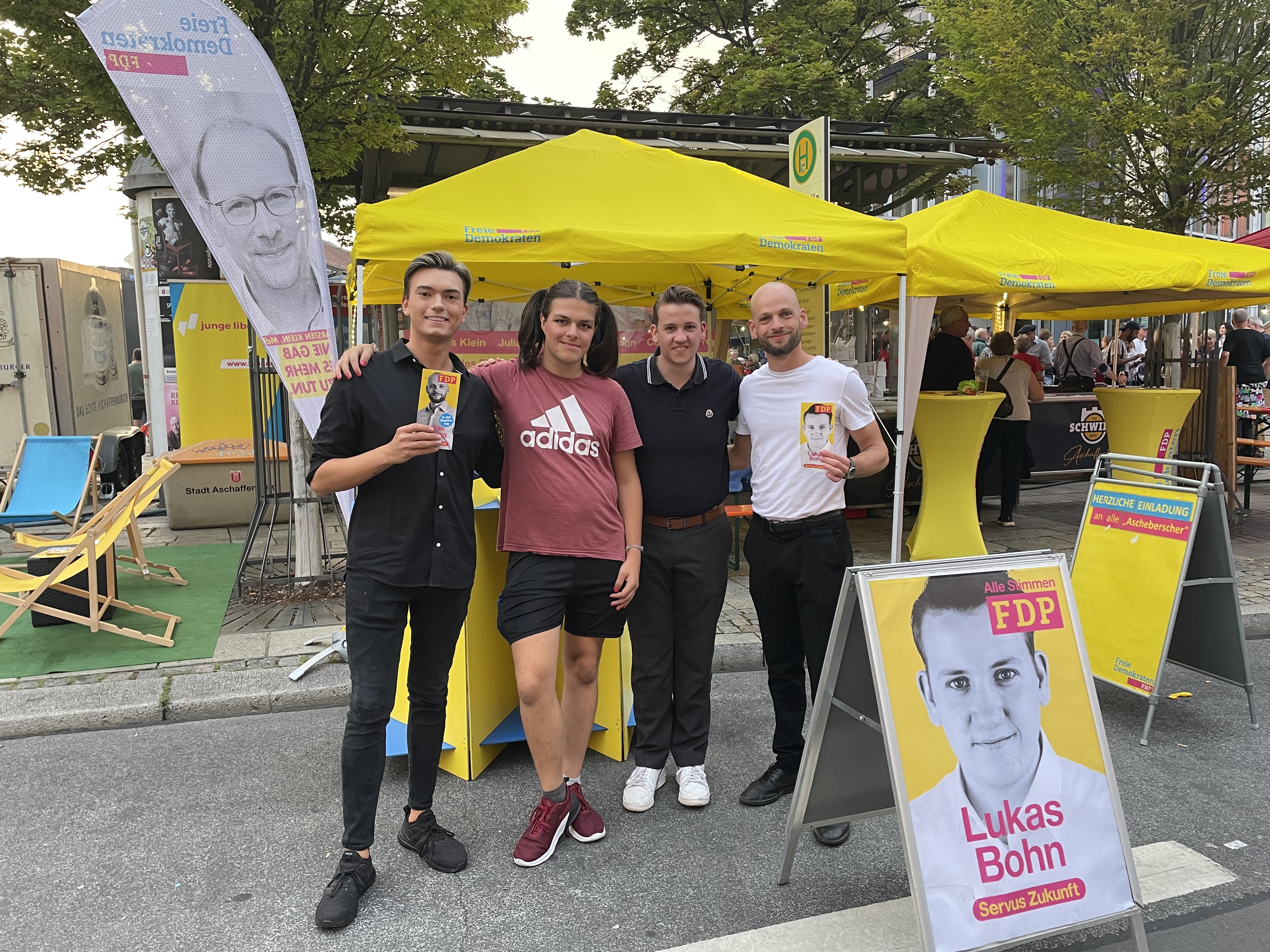 Unterstützung der Jungen Liberalen